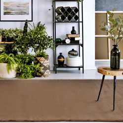 Tapete Para Sala-Quarto Aconchego 03 140X200 Bege Felpudo