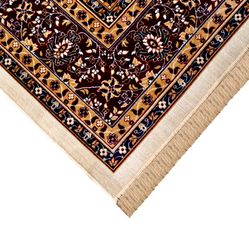 Tapete Para Sala-Quarto Bruxelas 02 140X200 Vermelho Clássico