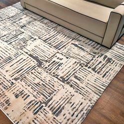 Tapete Para Sala-Quarto Solar 04 1,40X2,00 Cinza