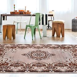 Tapete Para Sala-Quarto Bruxelas 08 250X300 Bege Clássico