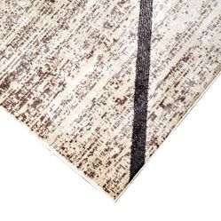 Tapete Para Sala-Quarto Liege 05 250X380 Bege Cinza Geométrico