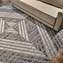 Tapete Para Sala-Quarto Solar 02 2,40X2,40 Cinza