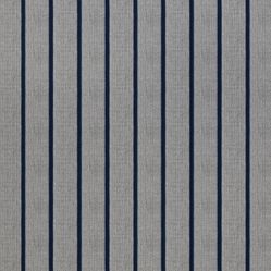 Tecido Para Sofá e Estofado Pisa 37 Jacquard Listrado Azul Marinho - Largura 1,40m
