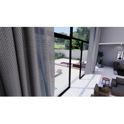 Tecido Para Cortina Marrocos 04 Voil Saara Cinza - Largura 2,90m