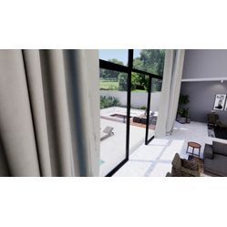 Tecido Blackout Para Cortina Superblack Liso 02 Bege - Largura 2,80m - Vedação 100%