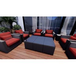Sintético Courvin Para Sofá e Estofado Camboriu -07 Vermelho Largura 1,40m