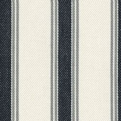 Tecido Para Sofá e Estofado Valência 40 Listrado jeans Cinza Cru - Largura 1,40m
