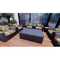 Tecido Imperméavel Para Sofá e Estofado Acquablock  229 Saquarema Vermelho Petro 15459/2 - Largura 1,40m