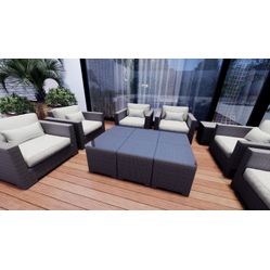 Tecido Imperméavel Para Sofá e Estofado Acquablock  227 Lisato Cinza Claro 20246/9 - Largura 1,40m