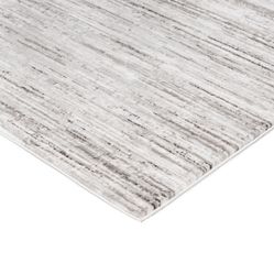 Tapete para Sala Listrado Cinza Valentino 06 100X140