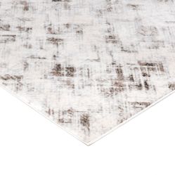 Tapete para Sala Geométrico Cinza e Off White Condor 02 140X200
