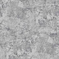 Papel de Parede Colorkey - Col1004 Textura Cinza/ Prata - Rolo Fechado de 53cm x 10Mts