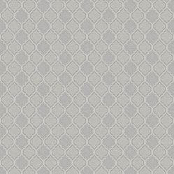 Papel de Parede Colorkey - Col1017 Geométrico Prata - Rolo Fechado de 53cm x 10Mts