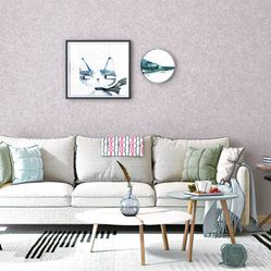 Papel de Parede Colorkey - Col1033 Textura Cinza - Rolo Fechado de 53cm x 10Mts