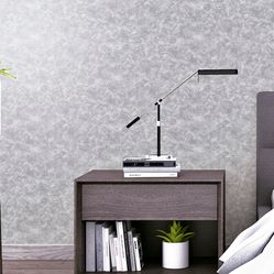 Papel de Parede Colorkey - Col1053 Marmore Cinza - Rolo Fechado de 53cm x 10Mts