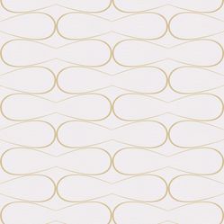 Papel de Parede Essencial - Ess1014 Geometrico Marfim - Rolo Fechado de 53cm x 10Mts