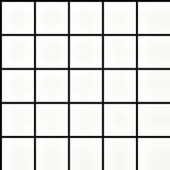 Papel de Parede Essencial - Ess1017 quadriculado Preto/branco - Rolo Fechado de 53cm x 10Mts