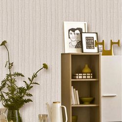 Papel de Parede Essencial - Ess1025 textura Cinza - Rolo Fechado de 53cm x 10Mts