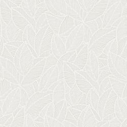 Papel de Parede Essencial - Ess1040 Folhas Branco - Rolo Fechado de 53cm x 10Mts
