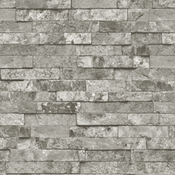 Papel de Parede Essencial - Ess1058 B Tijolinho Cinza - Rolo Fechado de 53cm x 10Mts
