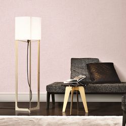 Papel de Parede Vip1056 Textura rosa - Rolo Fechado de 53cm x 10Mts