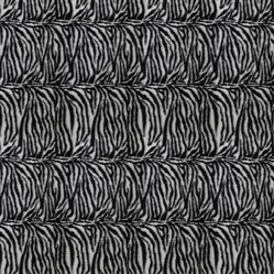 Tecido Para Sofá e Estofado Pelúcia Animals 05 - Estampa Zebra - Largura 1,60m