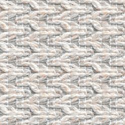 Tecido Para Sofá e Estofado Linho Rústico Monza 37 Bordado Viscose Missou Natural - Largura 1,40m