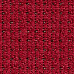 Tecido Para Sofá e Estofado Linho Rústico Monza 44 Bordado Viscose Vermelho - Largura 1,40m