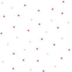 Papel de Parede Infantil Estrelinhas Branco/Eosa Fofura Baby FF4049- Rolo Fechado com 0,53cm x 10mts
