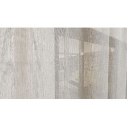 Tecido Para Cortina Voil Silk Irlanda 69 Preto - Largura 2,95mts