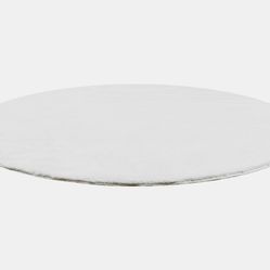 Tapete Liso Edantex Comfort 01 150 Redondo Off White
