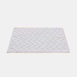 Tapete Geométrico Natur 08 50X80 7740 Branco