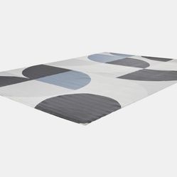 Tapete Colorido Geométrico Edantex Nilo 01 200X250 Azul e Bege