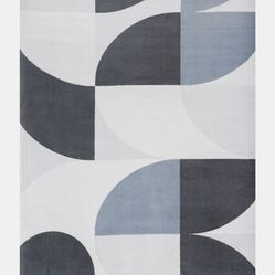 Tapete Colorido Geométrico Edantex Nilo 01 250X300 Azul e Bege