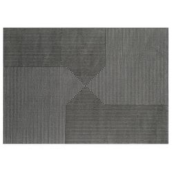 Tapete para Sala Dixon 06 140X200 Preto e cinza