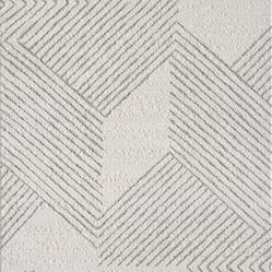 Tapete para Sala Dixon 03 50X100 Bege e Cinza