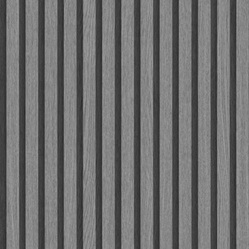 Papel De Parede Unique Un5069 Ripado Grafite com Preto- Rolo Fechado Com 10mts