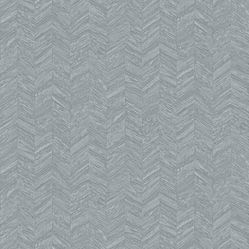 Papel De Parede Unique Un5050 Listrado Cinza- Rolo Fechado Com 10mts