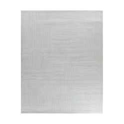 Tapete Geométrico Sofisticato 02 140X200 - 0E710C Off White/Cinza