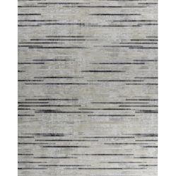 Tapete Listrado Magnifique 04 200X250 Bege/Cinza