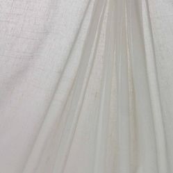 Tecido Para Cortina Linho Santorini  50.004-02 Off-White - Largura  3,00m