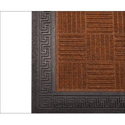 Tapete Capacho De Borracha 40X60 Preto Felix 24