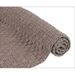 Tapete Pelo Alto Edantex Hawaii 03 Cinza 60X90