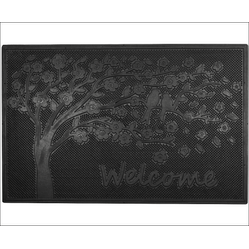 Tapete Capacho De Borracha 40X60 Preto Iron 21