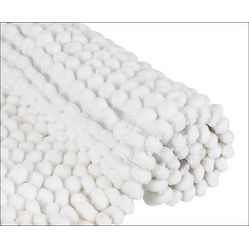 Tapete Pelo Alto Edantex Maldivas 01 Off White 50X70