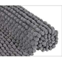 Tapete Pelo Alto Edantex Maldivas 03 Cinza 50X70