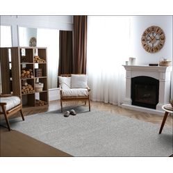 Tapete Edantex Pelo Alto  Rafinatto Modelo 03 240X340- Cinza