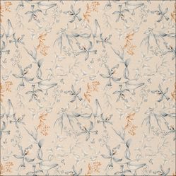 Tecido Para Sofá e Estofado 20.001-24 Acquablock Interno Florata Azul 24370/1 - largura 1,40m