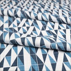 Tecido Para Sofá e Estofado 20.001-03 Acquablock Interno Linsper Azul 23546/1 - largura 1,40m