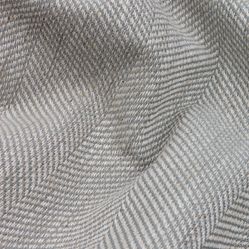 Tecido Para Sofá e Estofado Munique 10.005-02 Missouri Viscose Cinza Branco - largura 1,40m